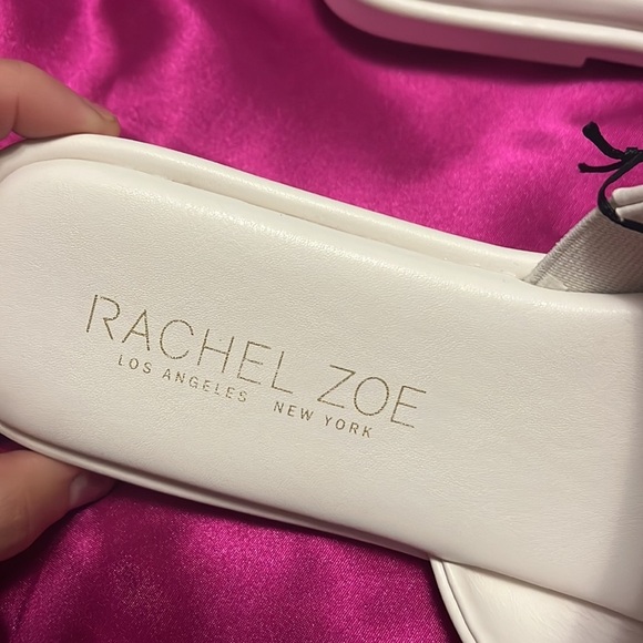 Rachel Zoe brand white, super soft and comfy slides - Picture 2 of 8